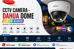 CCTV Camera - DAHUA Dome (Color Audio)